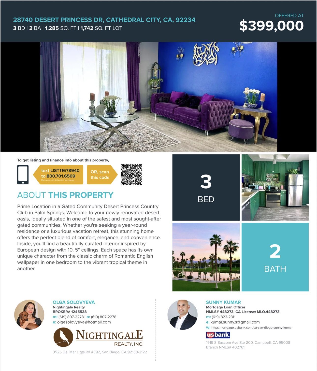 Beautiful Desert Princess 3 Bedroom 2 Bathroom House