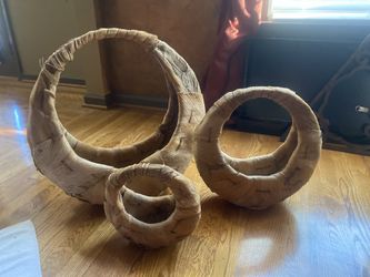 Wooden Baskets $ 10  All Three