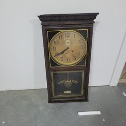 Antique Regulator Clock Needs Some Work