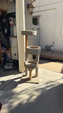 Tall Cat Tree with Three Perches