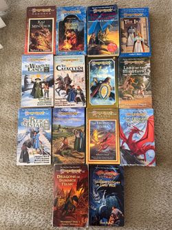 Lot of 14 Dragon Lance Novels Books