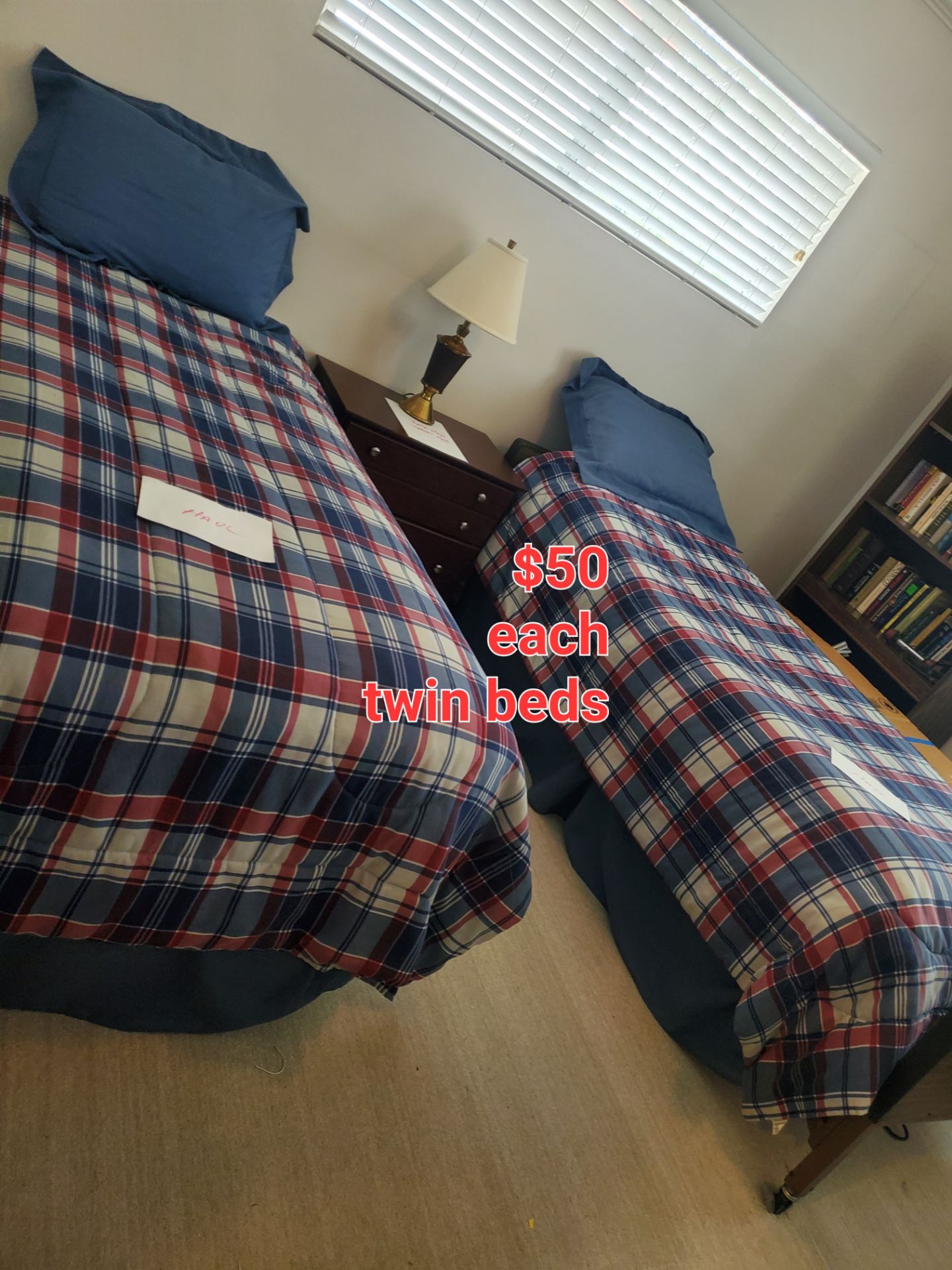 Twin beds
