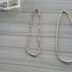 Gold Necklace For Sale