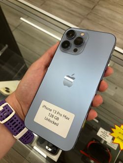Like new blue iPhone 13 Pro Max cash or $50 down