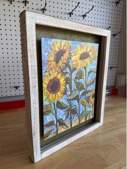 Sunflower painting 14 x 16”