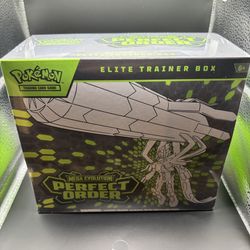 Pokemon TCG Mega Evolution perfect Order Elite Trainer Box