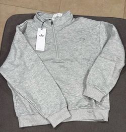 Alo sweater grey any size -L-XL-M-XXl