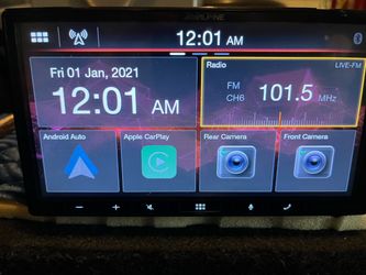 Alpine shallow mount touchscreen radio - $200