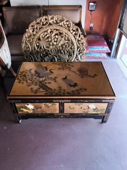 Vintage Oriental Chest/ TV stand