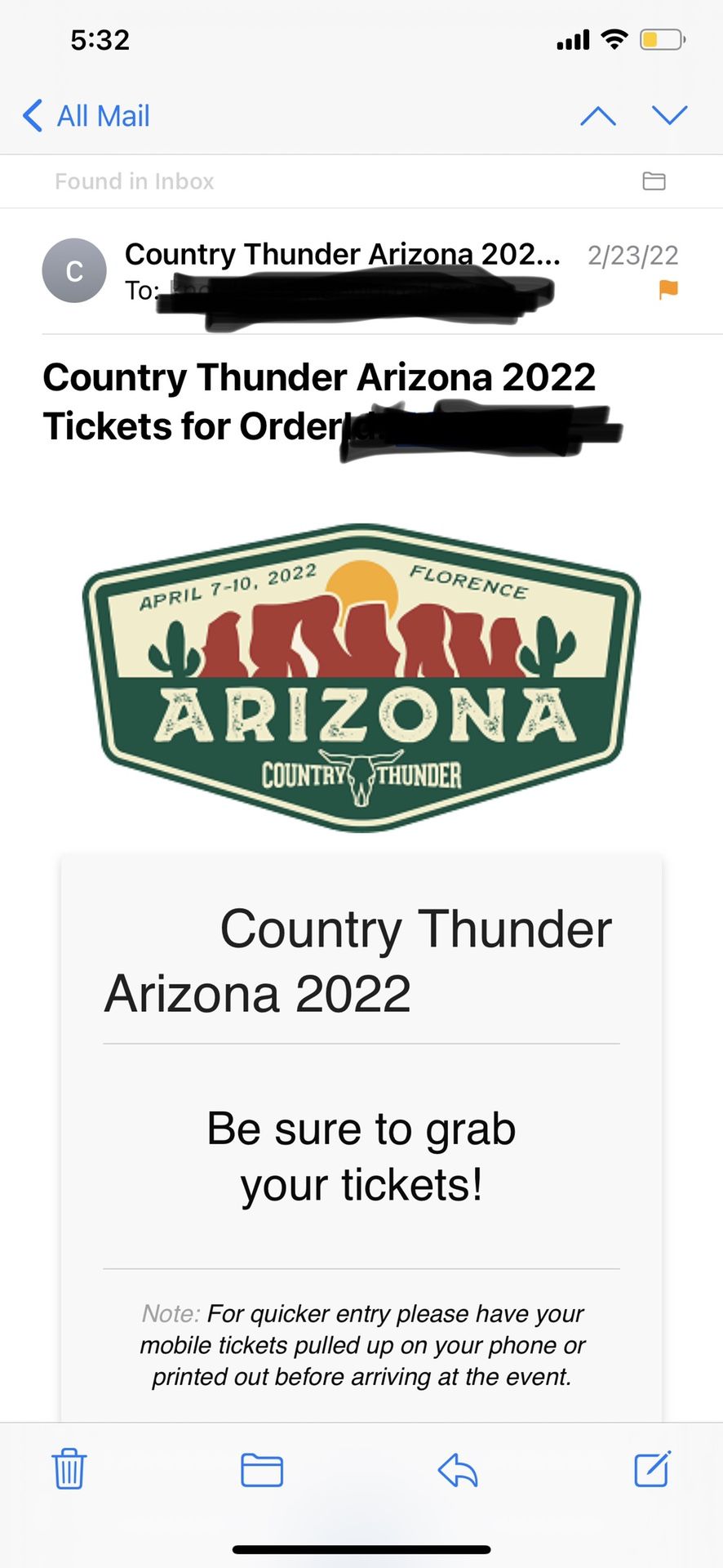 Two 4-Day Country Thunder Passes