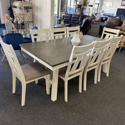 Dining Table With 8 Chairs 