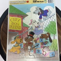 Vintage 1986 Pound Puppies Puzzle