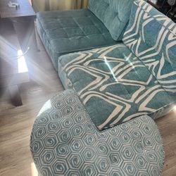 Two Love Seat Chairs - Part Of Sectional