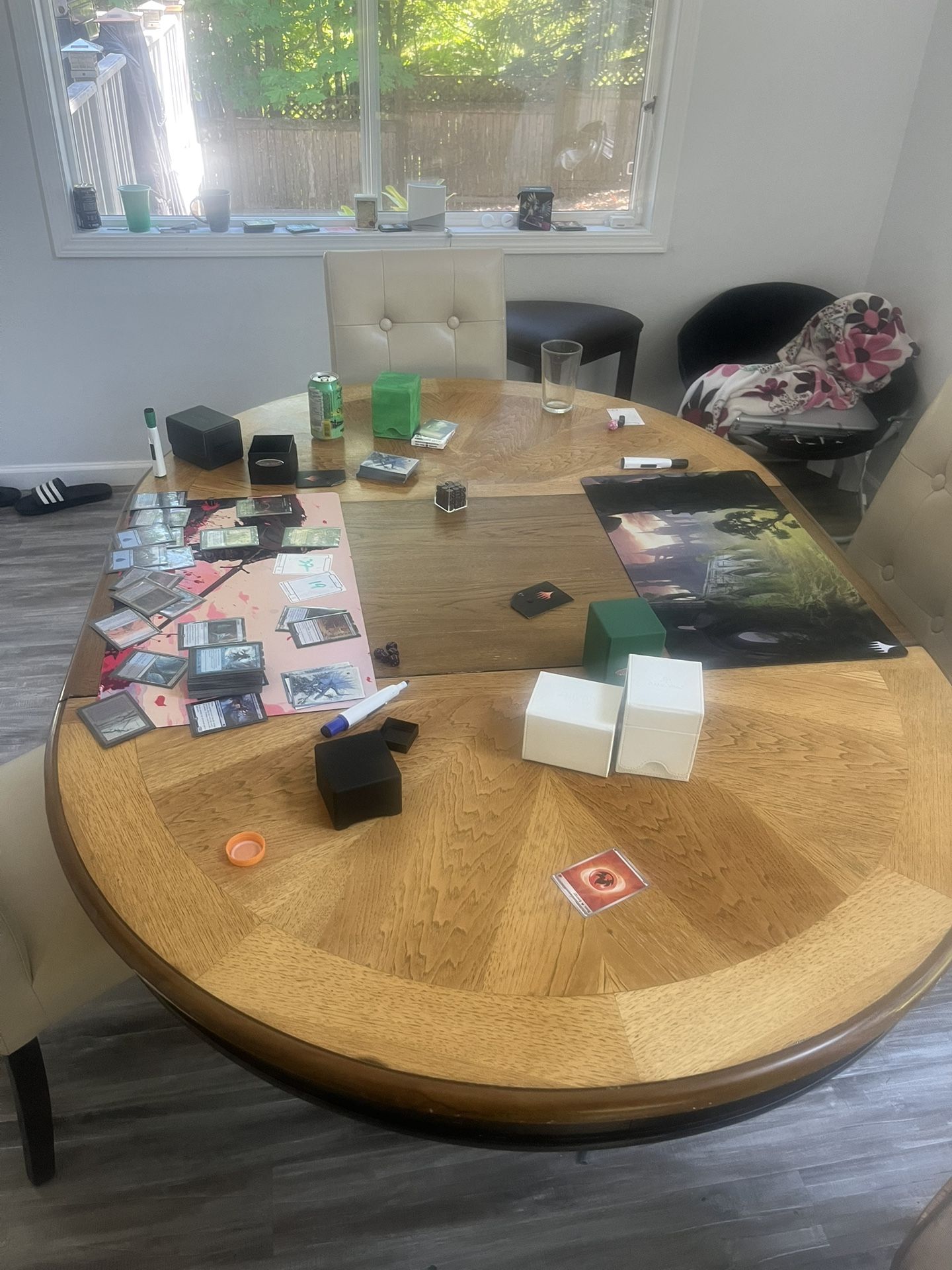 Dining Table With Middle Extender
