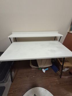 White desk