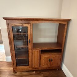 Cabinet, 2 End Tables And A Coffee Table 