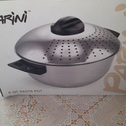 6 Quart Stainless Steel Pot Pan. Brand-new In The Box