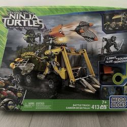 Teenage Mutant Ninja Turtles TMNT Mega Bloks Battle Truck Building Blocks 