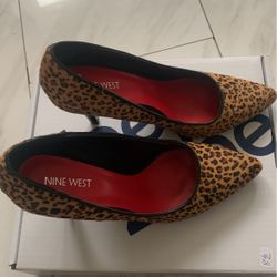 Brand New Nine West Animal Print Heels. 