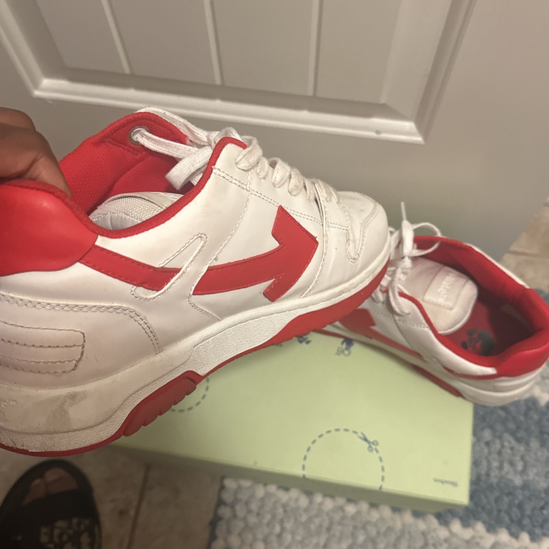 Red and White Off Whites