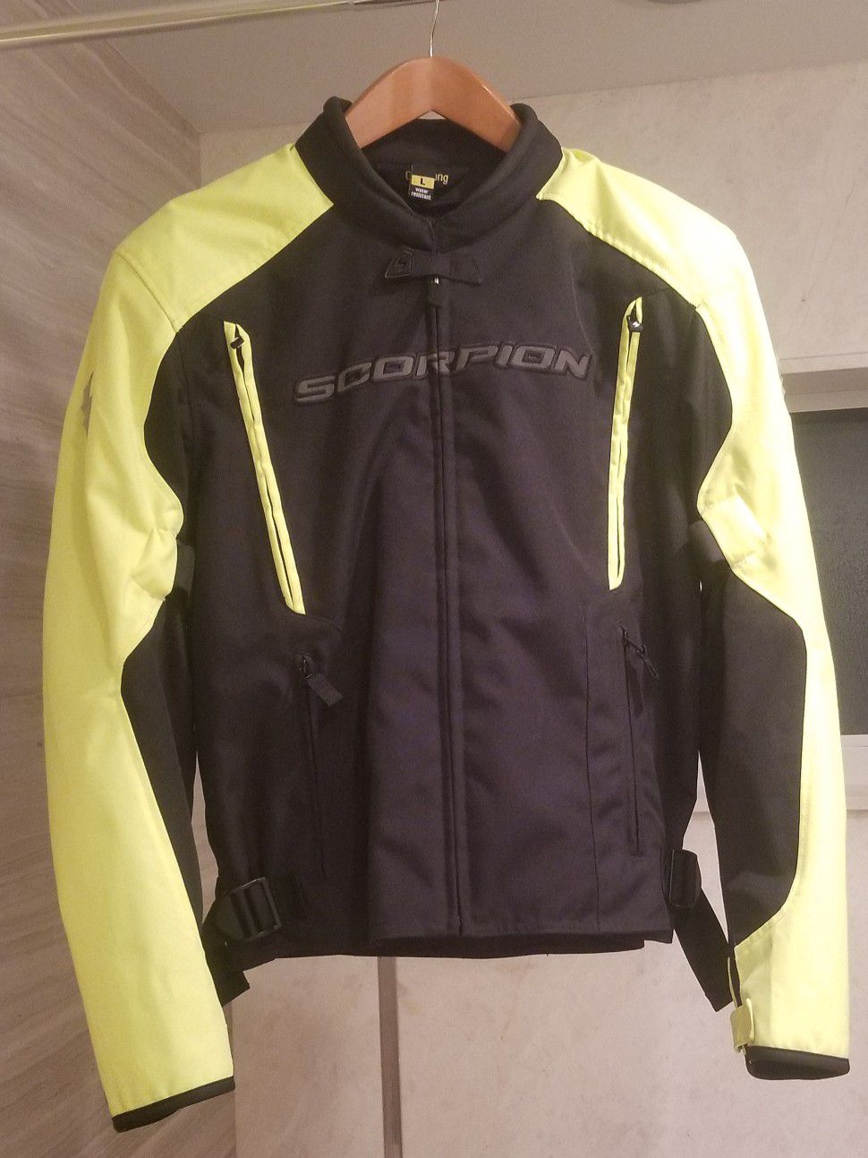 Scorpion Men’s Yellow / Hi Vis Motorcycle Jacket