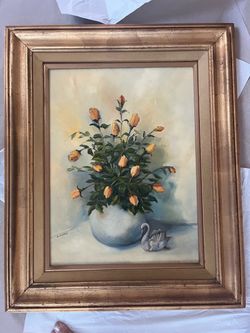 Original Eleanore Valek Framed Oil