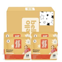 Box Of Hello Bello Diapers. Size 5. 72ct