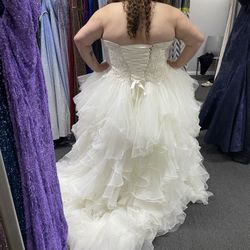 Tailored Corset Back Dress With A Tiara (slippers Not Included)