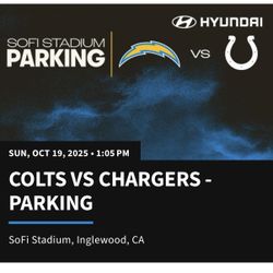 Chargers vs. Colts Parking (Brown Lot- SoFi Stadium)