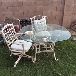 Glass Table Set