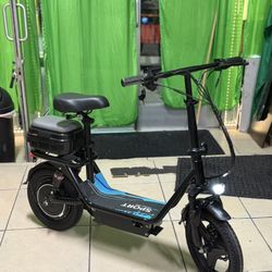 ELECTRIC SCOOTER PEAK 750W 25 MPH-RANGE 35MILES k11 Electric Scooter with Seat,500 Peak Motor, 25 MPH 750Wh 35-45 Miles , 14" Foldable Commuting Elect