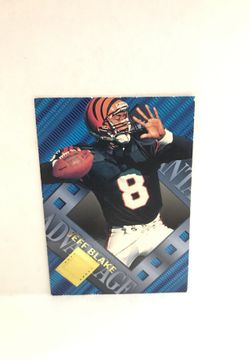 1996 COLLECTORS EDGE FOOTBALL PROMO CARD JEFF BLAKE