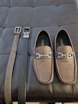 GUESS MOCCASINS MK AND CK BELT