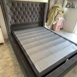 Queen Bed Frame And Box Spring 