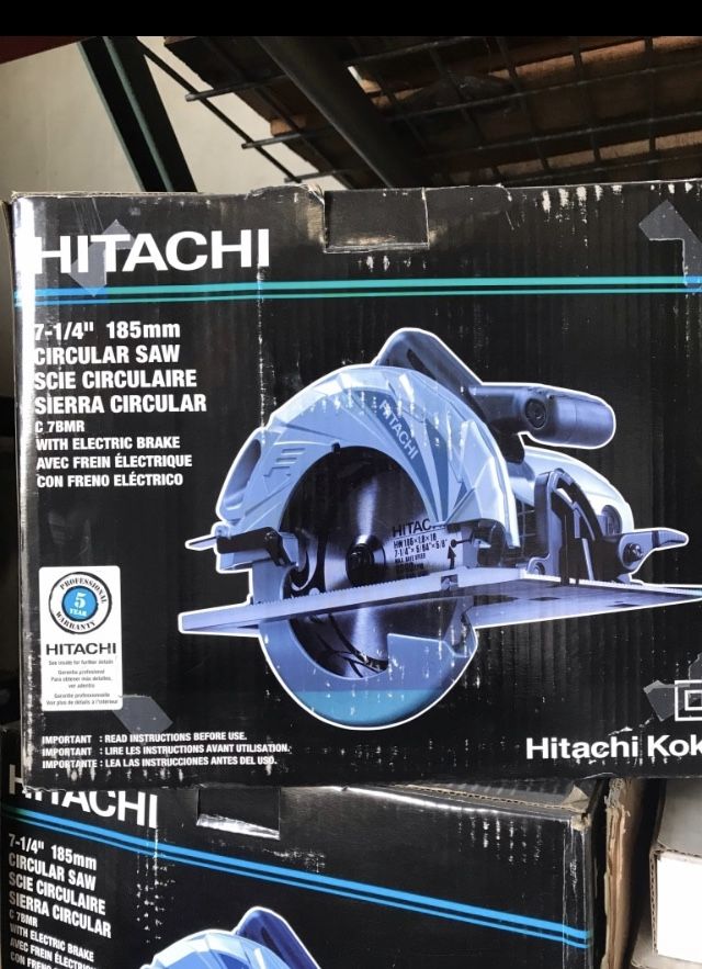 Hitachi 7 1/4 in Corded Circular Saw