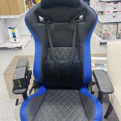 Legend Gaming Chair Blue and Black X002KKMMIH