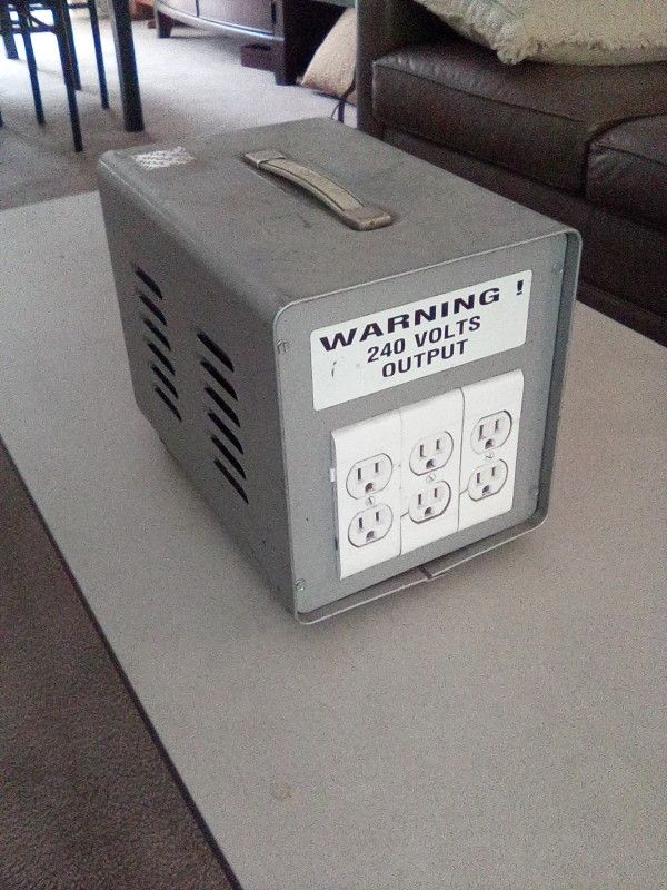 Heavy 120/240 Volt Copper Transformer