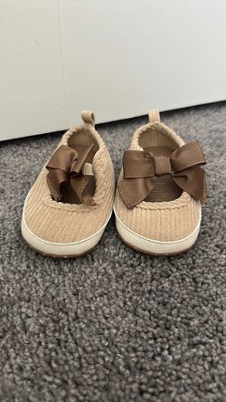 Baby Girl Bow Slip-On Crib Shoes