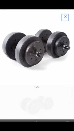 Golds gym 40lb dumbbell set