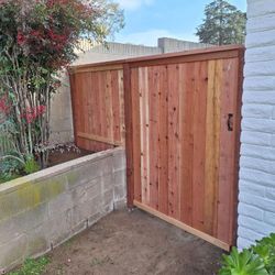 Wood Gate And Fence