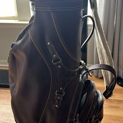 Leather Golf Bag