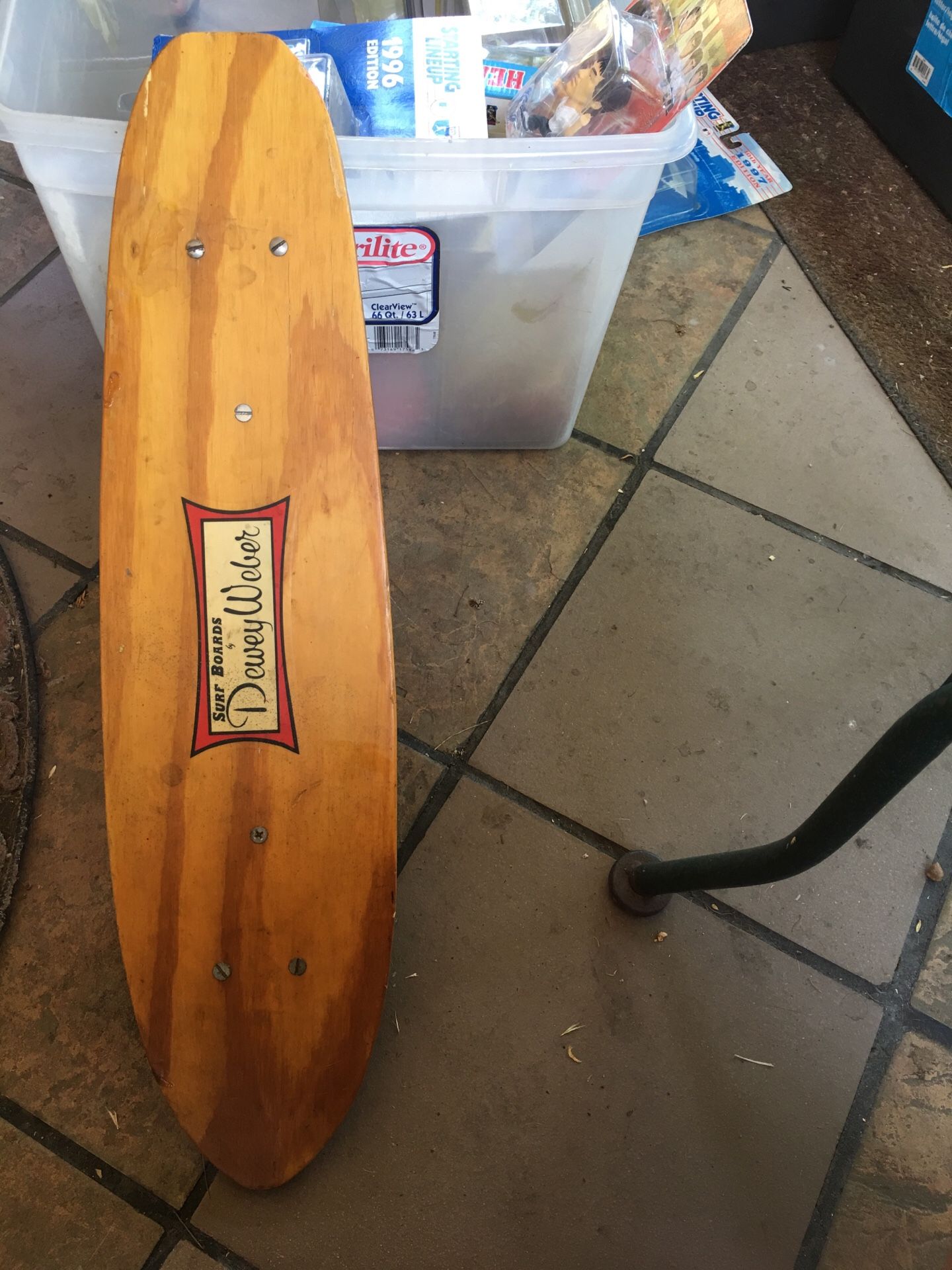 Dewey Weber am. Skate board