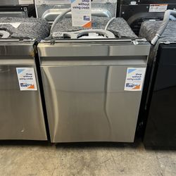 Samsung - 24" AutoRelease Dry Smart Built-In Stainless Steel Tub Dishwasher with 3rd Rack, Linear Wash, 39dBA - Stainless Steel