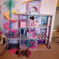 Lol Barbie Doll House