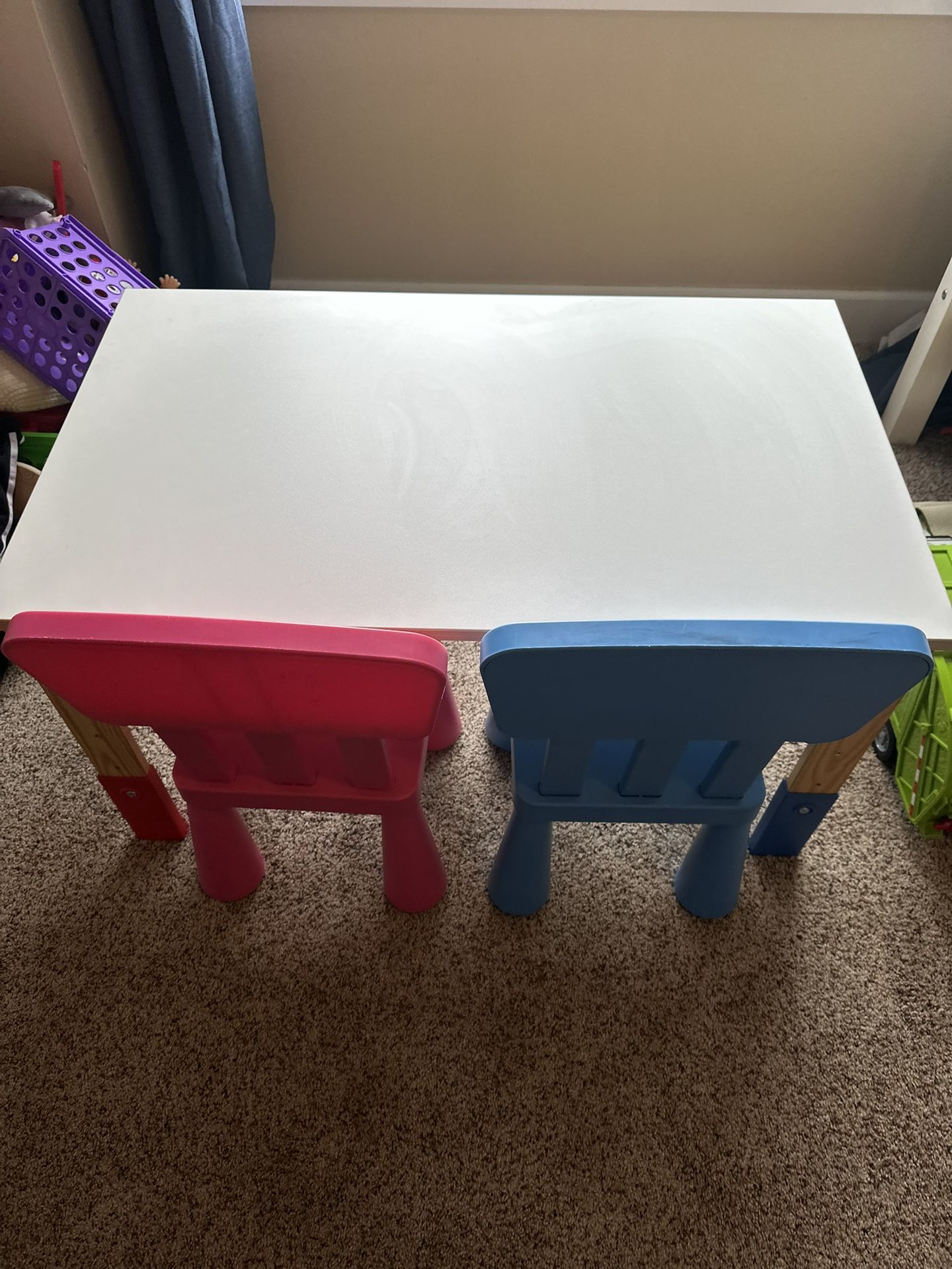 Kids Table And 2 Chairs