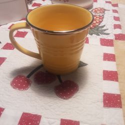 Starbucks Yellow Pail Mug 14oz