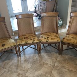 4 Armless Chairs 