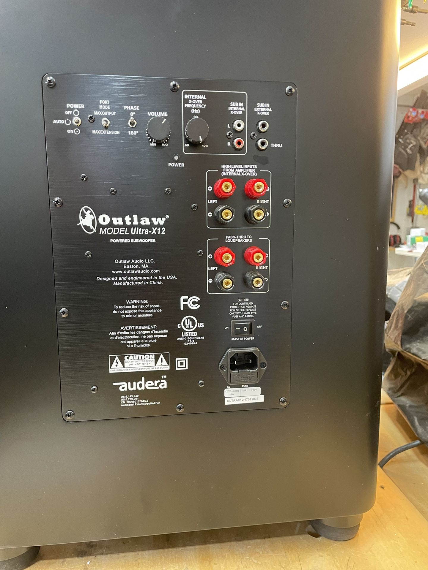 Outlaw 12” Subwoofers (pair)