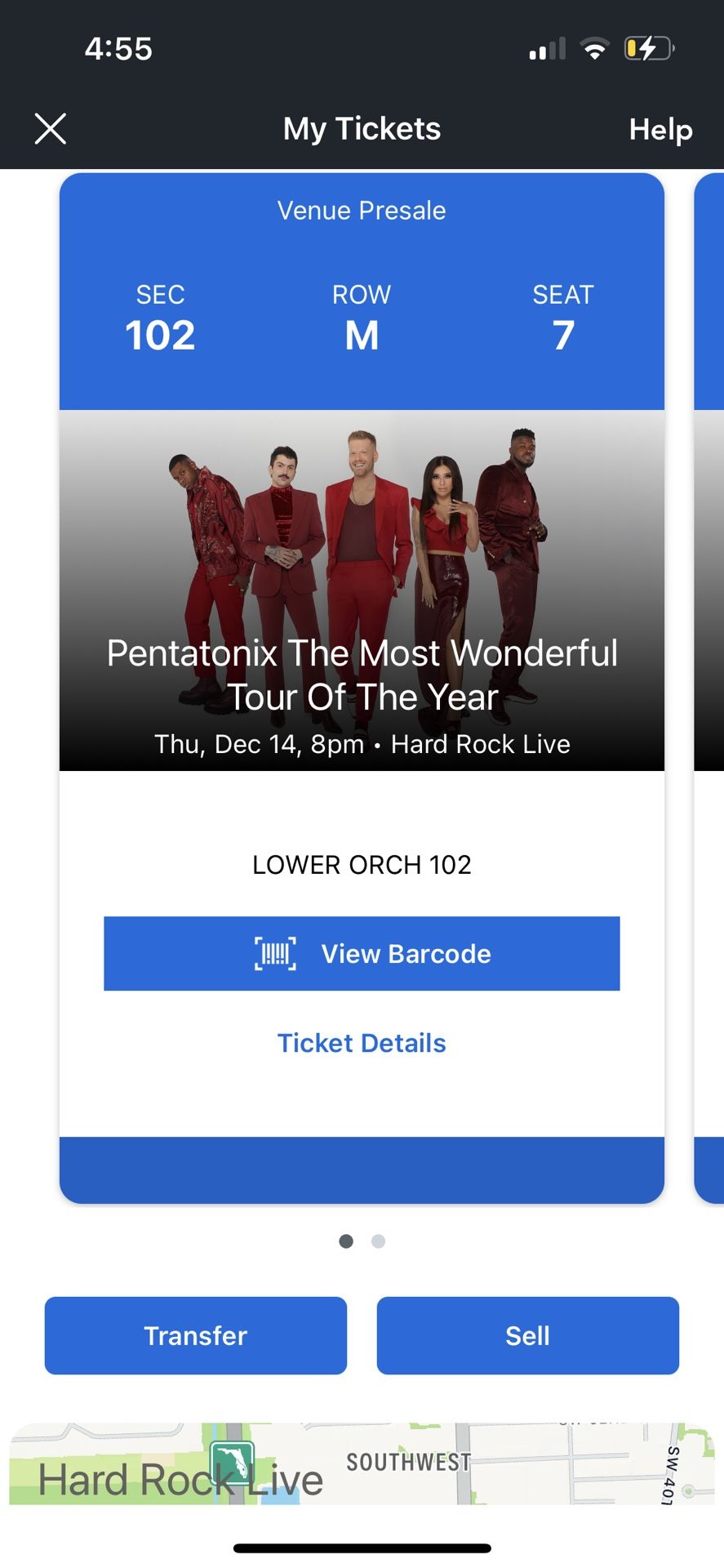 Pentatonix - Lower Level Tonight Hard Rock