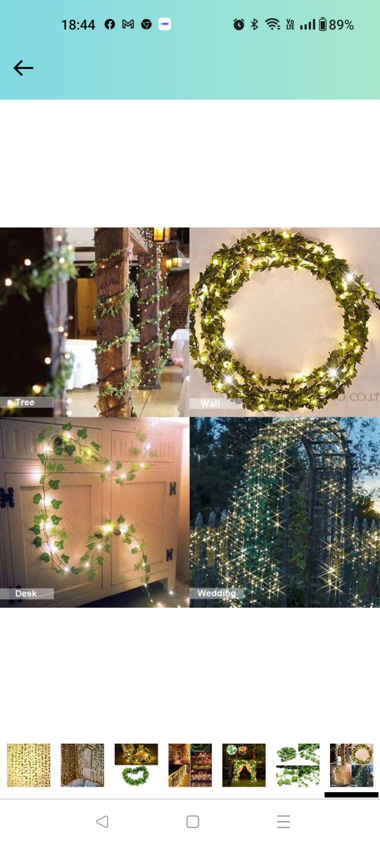  12 Pack×2bag Fake Vines for Room Decor with 100 LED String Light Artificial Ivy Garland Hanging Plants Faux Greenery Leaves Bedroom Aesthetic Decor f